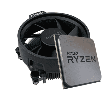 Procesador AMD Ryzen 5 4500 am4 6 nucleos 3.6Ghz 65w sin graficos con ventilador 100-100000644MPK (sin caja)