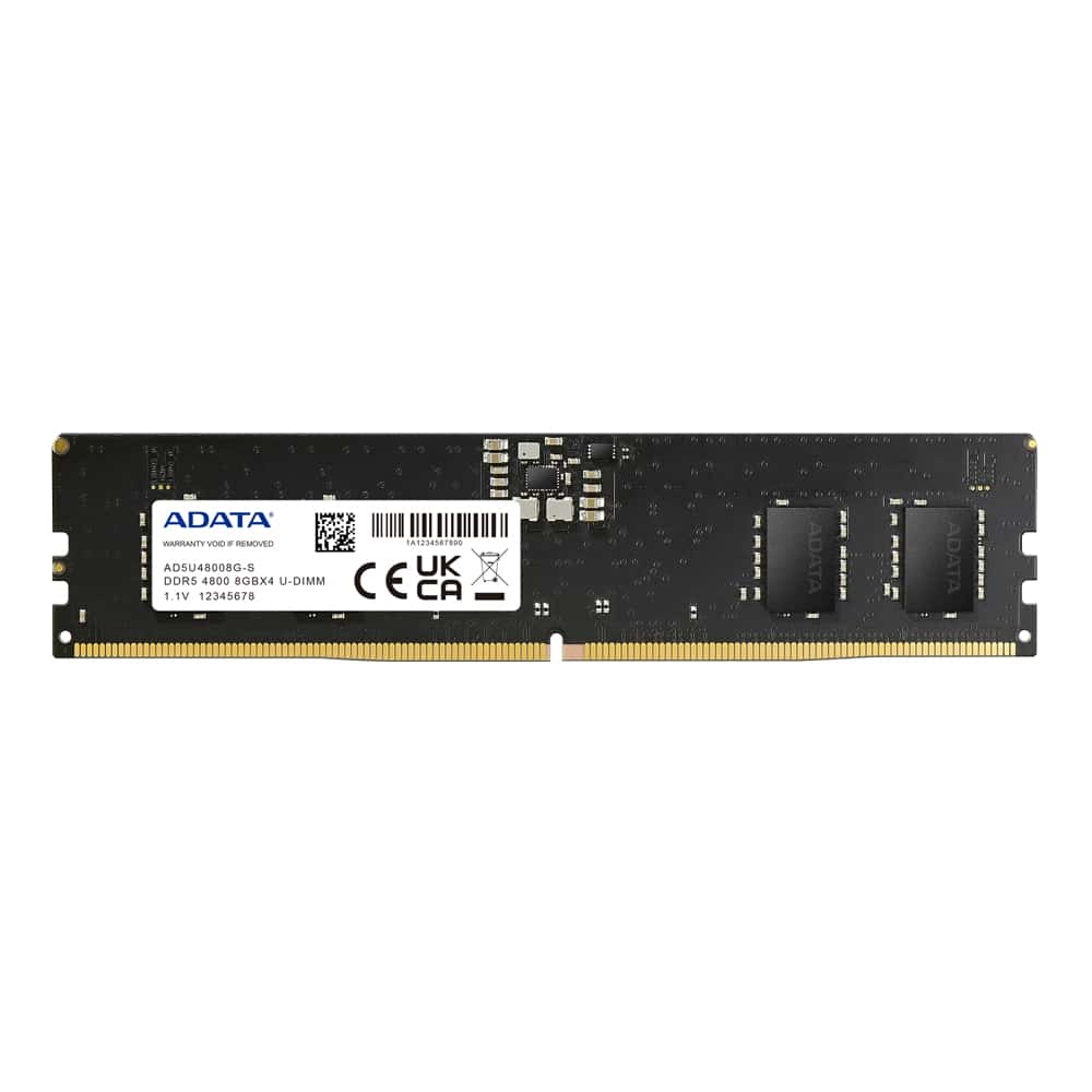 Memoria                                                                                                                                                                                                           Ram  Adata Ad5u48008g-s - 8 Gb, Ddr5, 4800mhz, Udimm
