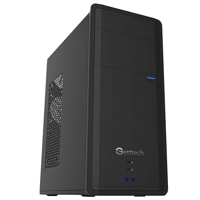 Gabinete                                                                                                                                                                                                                             Getttech Gg-1802 Atx Fuente 500w - 1 Vent, 2 Usb 3.0, Negro