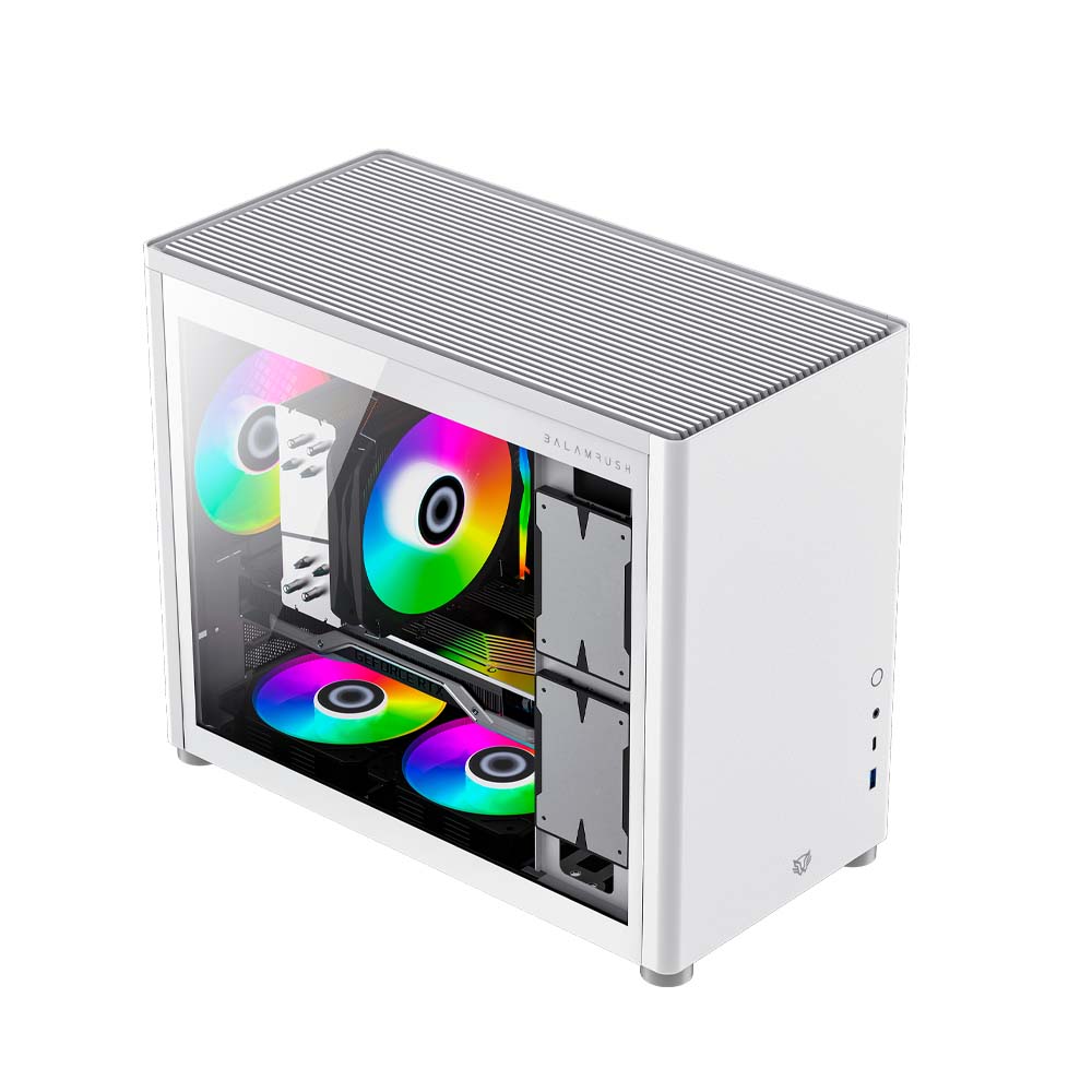 Gabinete                                                                                                                                                                                                                                     Gamer Micro Torre Atx Eris Frost Gi985 Legend Series -