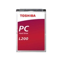Disco                                                                                                                                                                                                                   Duro Toshiba L200 - 1 Tb, Serial Ata Iii, 5400 Rpm, 2.5 Pulgadas, Laptop
