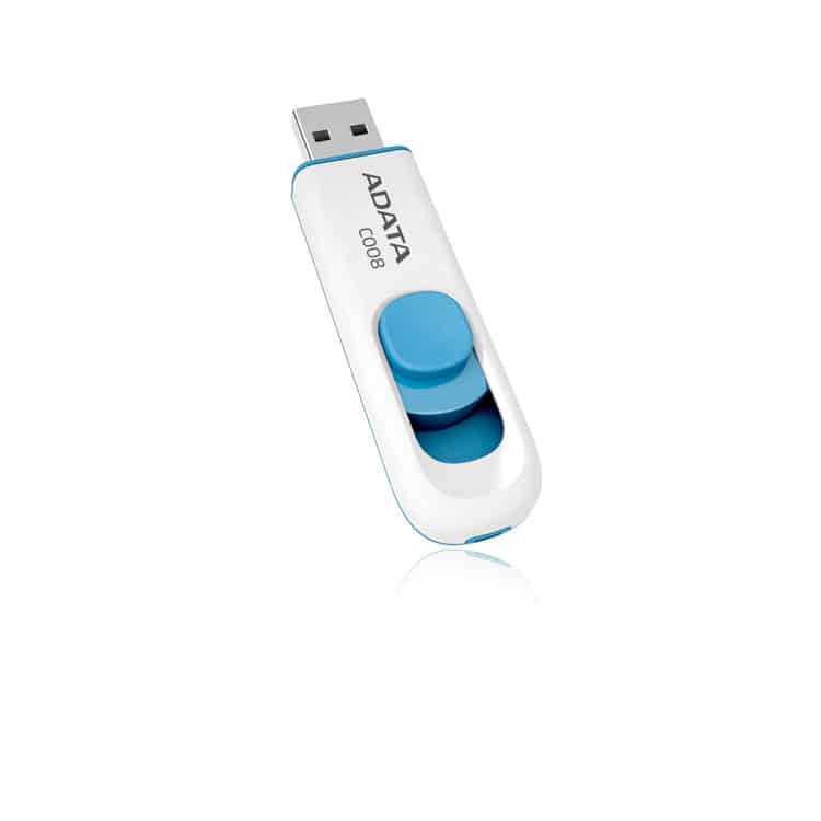 Memoria                                                                                                                                                                                                                      Usb Adata C008 - Azul, 64 Gb