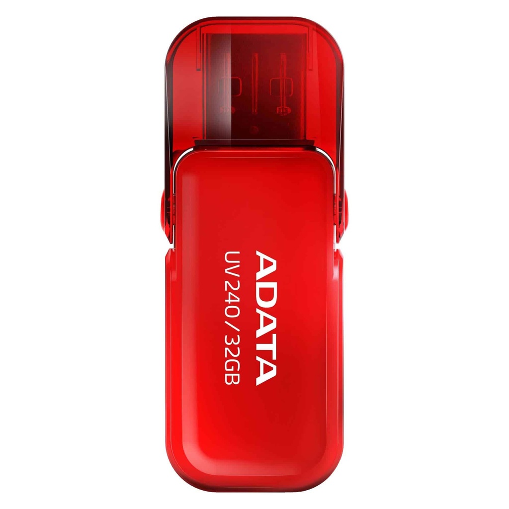 Memoria                                                                                                                                                                                                              Usb 2.0 De 32gb Adata Uv240 - Rojo, 32 Gb, Usb 2.0