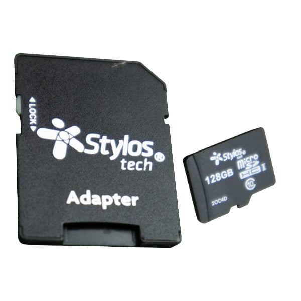 Memoria                                                                                                                                                                                              Micro Sd 128gb C/a Stylos. Stms1281b -