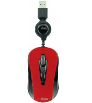 Mouse                                                                                                                                                                                     Easy Line Easy Line - Rojo, Usb, 1000 Dpi