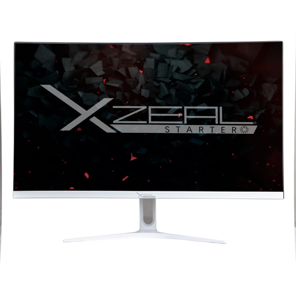 Monitor                                                                                                                                                                                              Gamer 23.8 Pulgadas Curvo Blanco Xzeal Starter. Xspmg05w -