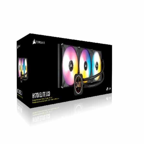 Enfriamiento                                                                                                                                       Liquido Corsair H170i Elite Lcd Xt 420mm Cw-9060076-ww