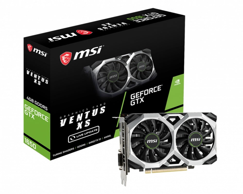 Tarjeta                                                                                                                                                                                                                                                                                                                                                                                                                                                                                                                                                                                                                                                                                                                                                                          De Video Msi Geforce Gtx 1650 Ventus Xs 4g Oc Gddr5 Dual Fan