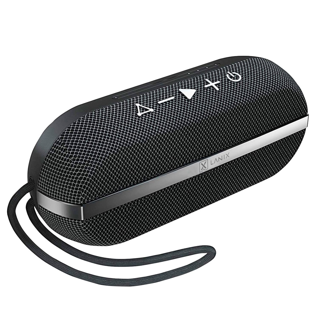 Bocina                                                                                                                                                                                                                                                                             Bluetooth  Lanix 11327 - Lxsp Prt, Altavoz Portátil, Estéreo, Negro, 12 W