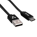 Cable                                                                                                                                                                                                                                                             Usb Tipo C Vorago Cab-123 1 Mt Carga Rápida - Usb, Usb C, Macho/macho, 1 M, Negro