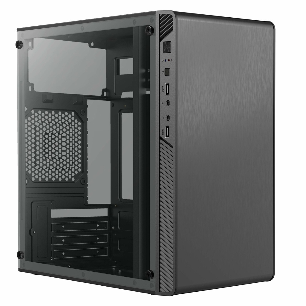 Gabinete                                                                                                                                                                                                              Mini Torre Performanceii Gi215wvatx 500w Acrilico Negro Ac-935784
