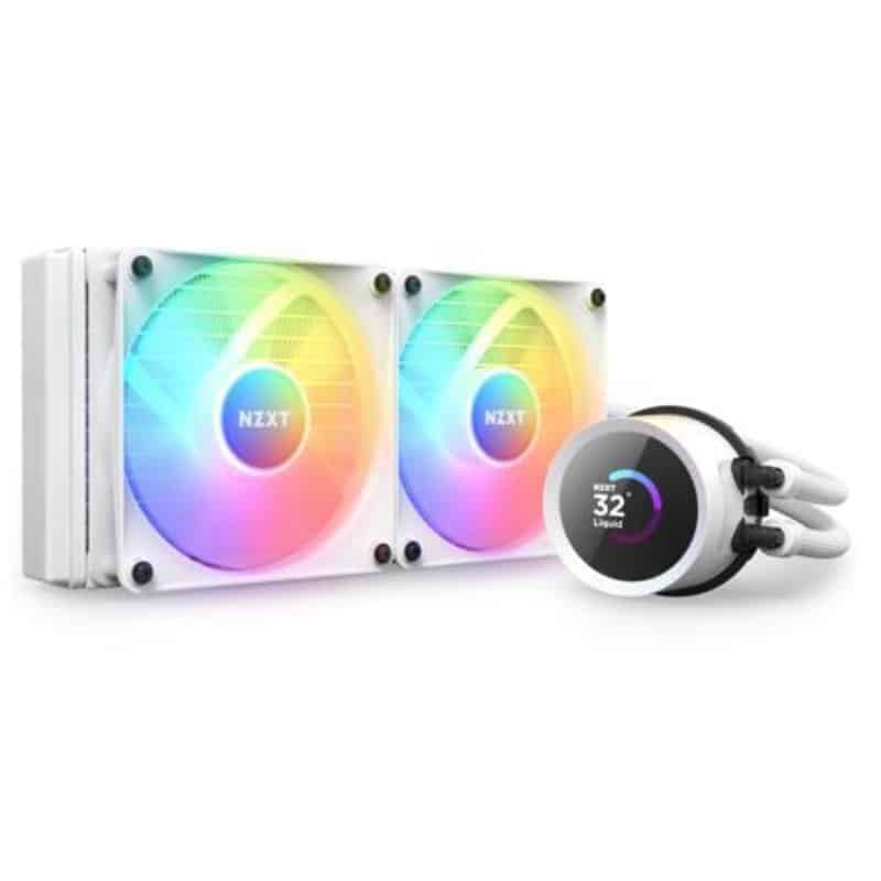 Enfriamiento                                                                                                                                                                                                                                                                                                                                                                                                                                                                                                        Liq Nzxt Kraken 240 Displ/contr/rgb Fans Wh Rl-kr240-w1