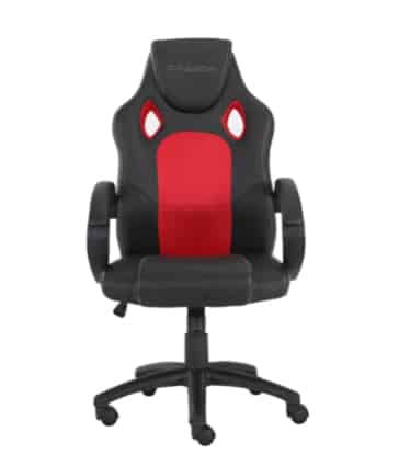 Silla                                                                                                                Gamer Ergonómica Modelo Shenron Color Negro-rojo Ne-463nr -
