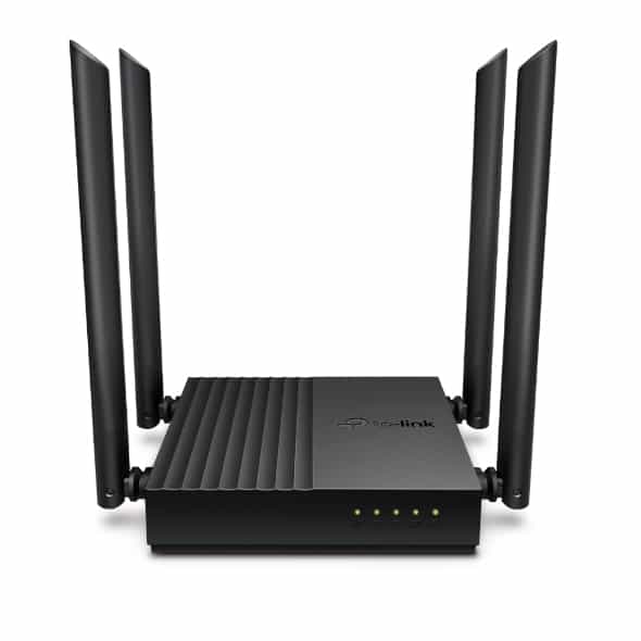 Router                                                                                                                    Tp-link Dual Band Archer C64 Wifi Ac1200 Mu-mimo Gigabit De Gran Alcance -