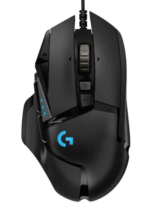 Mouse                                                                                                                                    Alámbrico Logitech G502 Hero - Negro, 11, Alámbrico, Óptico, 16000 Dpi