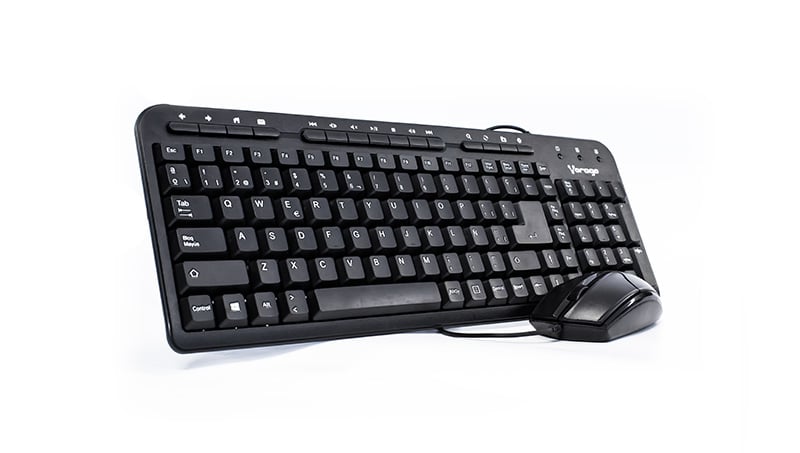 Kit                                                                                                                                                       Teclado Y Mouse Vorago Km-105 Estándar	104 Teclas - Negro, 1000 Dpi