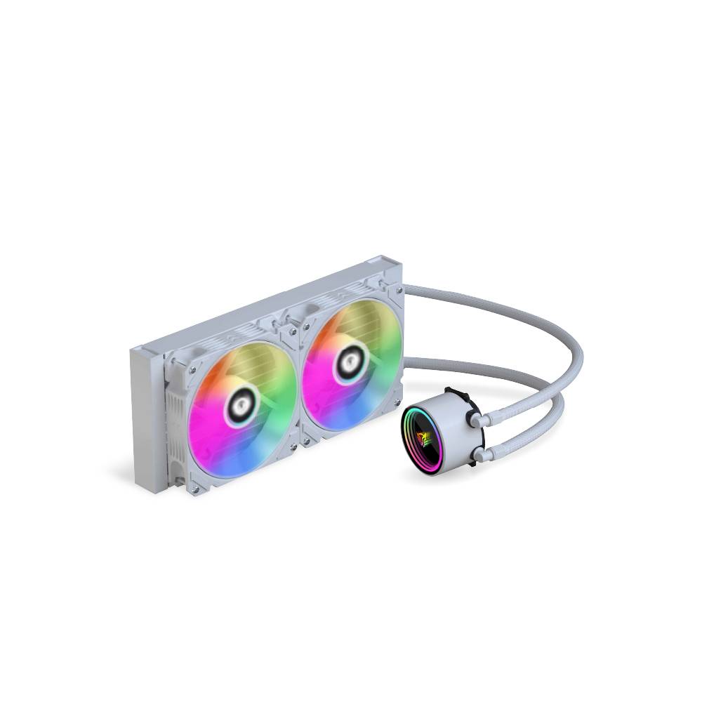 Enfriamiento Liquido 240pro Hx20 2 Vent 120 Mm Argb, Intel/amd Blanco Br-937375