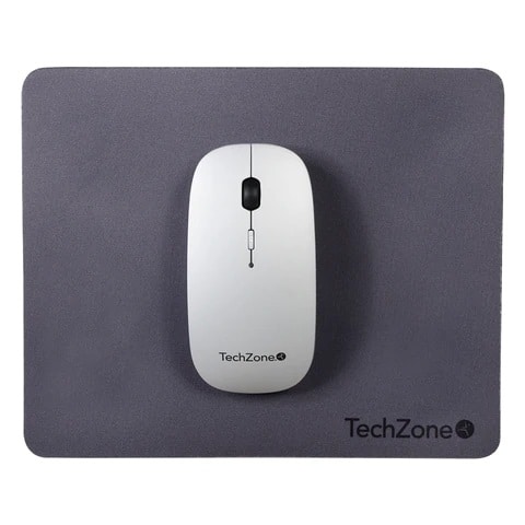 Mouse   Inalambrico De Bateria Recargable Techzone - 1600 Dpi´s, 4 Botones, Texturizado En Rubber, Mouse Pad De Regalo, 1 Año De Garantía.