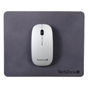 Mouse   Inalambrico De Bateria Recargable Techzone - 1600 Dpi´s, 4 Botones, Texturizado En Rubber, Mouse Pad De Regalo, 1 Año De Garantía.