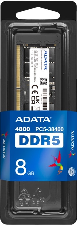Memoria   Ram Adata Ad5s48008g-s - 8 Gb, Ddr5, 4800mhz, So-dimm