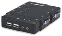 Switch                                                                                                                                                                                                                                                                                                                                                                                                                                                                        Kvm Manhattan - 1, 8 M, Negro