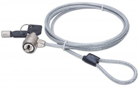 440271                                                                                                                                                                                                                                                                                                                                                             Candado Para Laptop Con Cerradura De Llave - Cable De Acero Y Recubrimiento Pvc Transparente De 1.5mts De Largo.