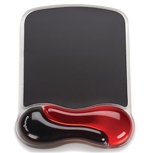 Alfombrilla                                                                                                                                                                                                                                                                                                                                                                                                             Para Ratón Y Reposamuñecas Kensington® Duo Gel Rojo Negro P5116 -