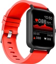 Smartwatch                                                                                                                                                                                                                                                                                                                                                                                                                                    1.44 Touch Ip67 Bt Android/ios Notificaciones Localizador Calorias Podometro Oxigeno Presion Art. F Cardiaca 72h Negro-rojo -