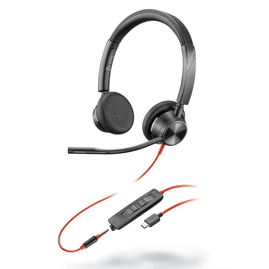Diadema                                                                                                                                                                                                                                                                                                                                                                                                                                                           Plantronics Blackwire 3325 Usb-c 213939-101 -