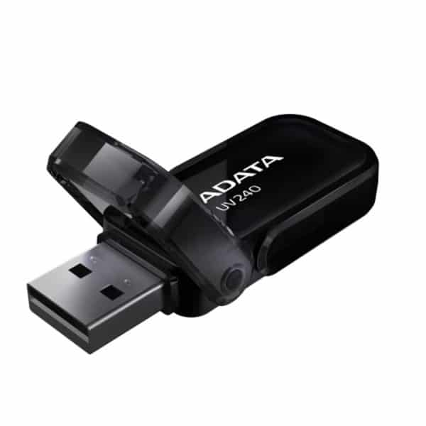 Memoria Flash Adata Uv240 32gb Negro 2.0 (auv240-32g-rbk)