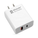 Cargador                                                                                                                                                                                                                                                                                                                                                                                                    Carga Rápida - Dual Usb V3.0 18w, 1 Puerto Tipo A Y 1 Puerto Tipo C Brobotix 6000502