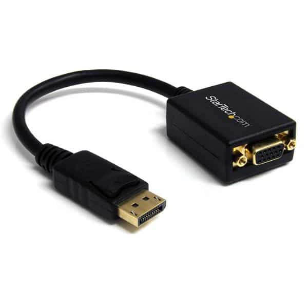 Convertidor                                                                                                                                                                                                                                                                                                                                                                                                                                                                   Displayport A Vga Startech.com - Displayport, Vga, Macho/hembra, Negro, 0, 36 M