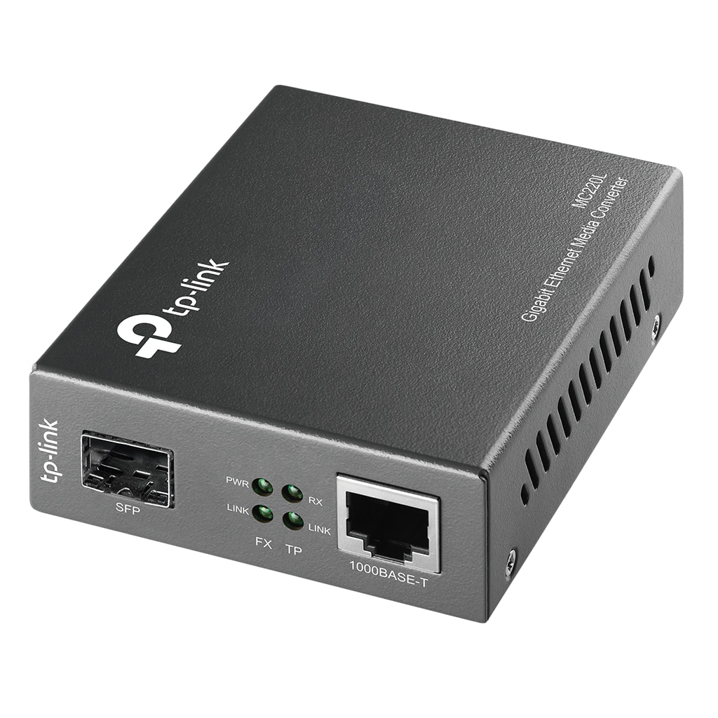 Convertidor                                                                                                                                                                                                                                                                                                                                                                                                                                                      Multimedia Sfp Gigabit Tp-link  Mc220l Con Puerto Fx Compatible Con Hot-swappable -