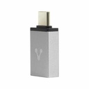 Adaptador                                                                                                                                                                                                                                             Otg Tipo C A Usb 3.0 Vorago Adp-101 - Aluminio