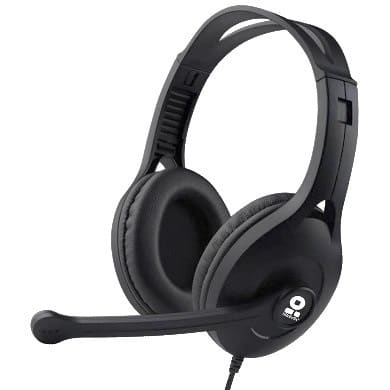 Diadema                                                                                                                                                                                                                                          Con Micrófono - Negro, Alámbrico, 3.5mm, Ajustable, Almohadillas Acolchadas, C/control De Volúmen, Brobotix, 651305