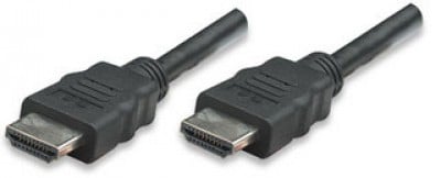 323260                                                                                                                                                                                                                                                                                             Cable Hdmi 4k De Alta Velocidad Con Canal Ethernet - Macho A Macho, Blindado, Color Negro, 15 M
