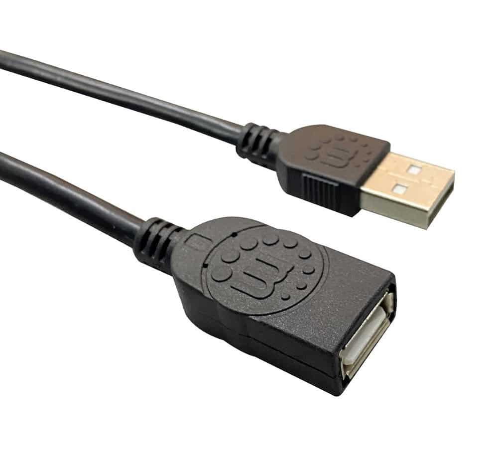 364898                                                                                                                                                                                                                                    Cable Usb V2.0 Extensión 3.0m Color Negro. -