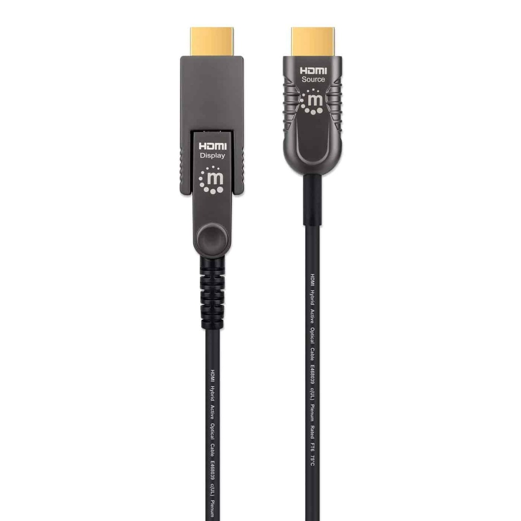 355193                                                                                                                                                                                                                                    Cable Óptico Activo Hdmi De Alta Velocidad Con Conector Hdmi Desmontable 30m. -