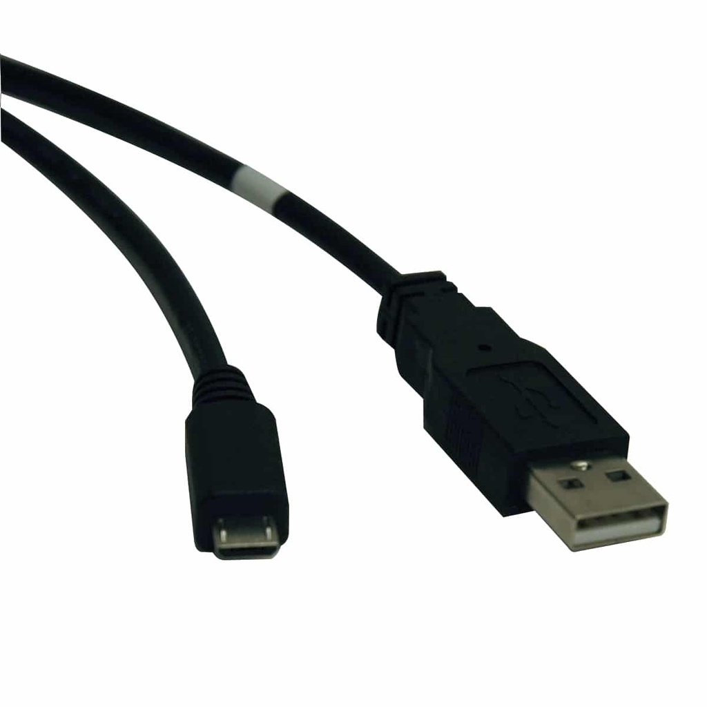 Cable                                                                                                                                                                                                                                                                                           Usb 2.0 De Alta Velocidad Tripp-lite U050-006 - Usb A, Micro-usb B, Macho/macho, 1, 83 M, Negro