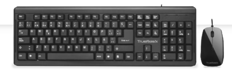 Kit                                                                                                                                                                               De Teclado Y Mouse Acteck Entry - Estándar, Negro