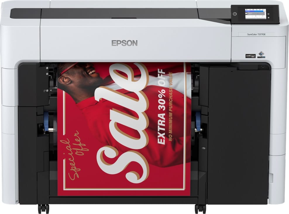 Epson                                                                             Surecolor T3770e (sct3770esr) De 24 Pulgadas 5 Tintas -