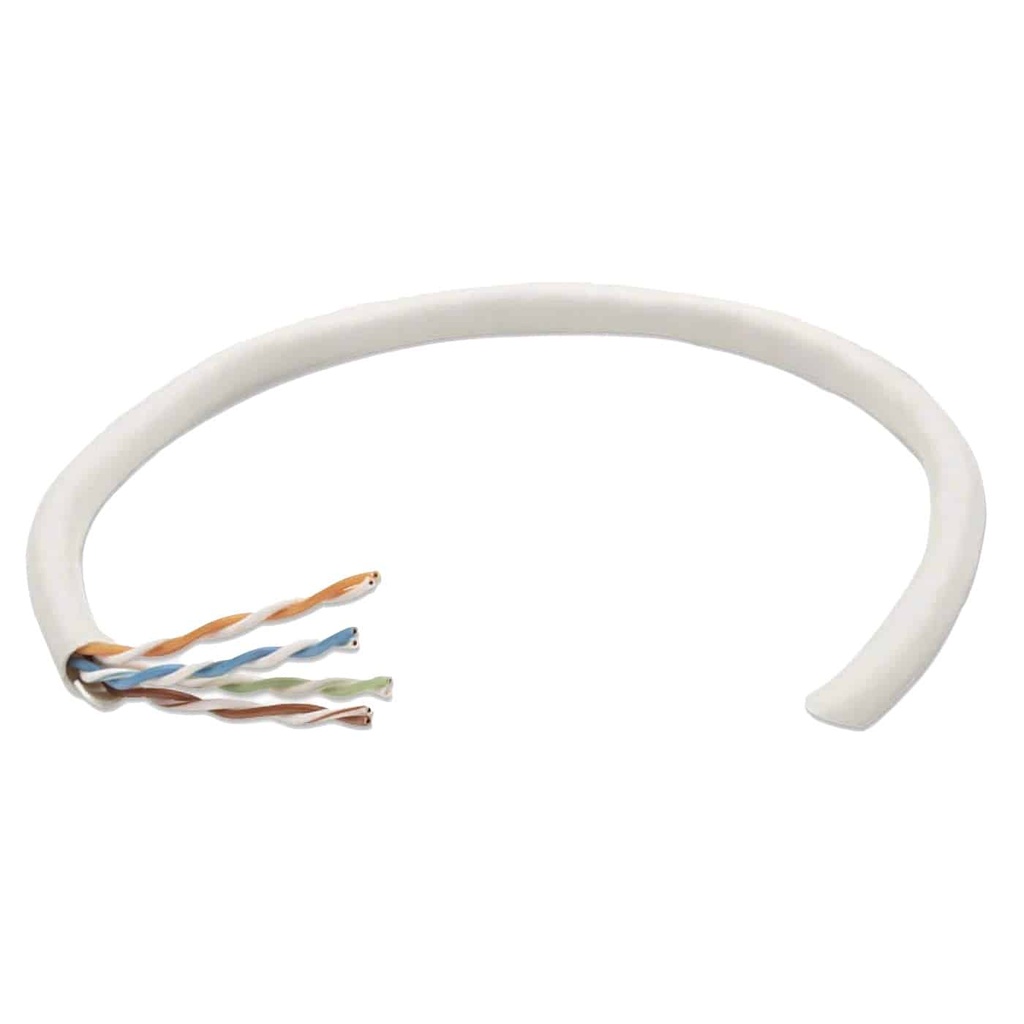 704663                                                                                                                                                                         Bobina Cable Utp De Red Cat6 Cca Rollo 305m Solida Gris - Aluminio Con Recubrimiento De Cobre (cca) Trenzado Sin Blindaje