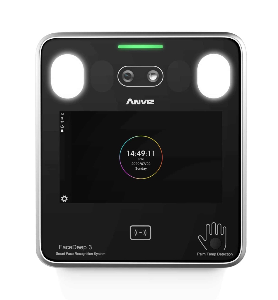 Control                                                                                                                                                                De Acceso Anviz An-facedeep3irt - Negro