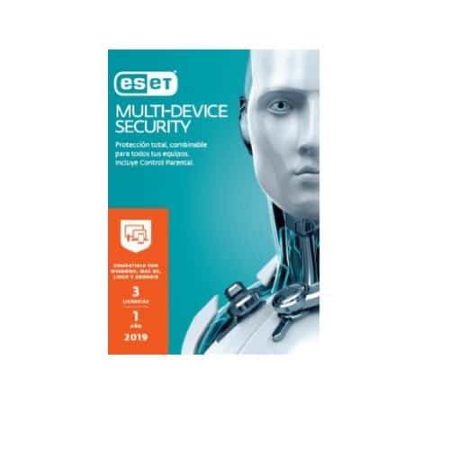 Antivirus                                                                                                                                        Eset Multidevice Security - 3 Licencias, 1 Año(s), Caja