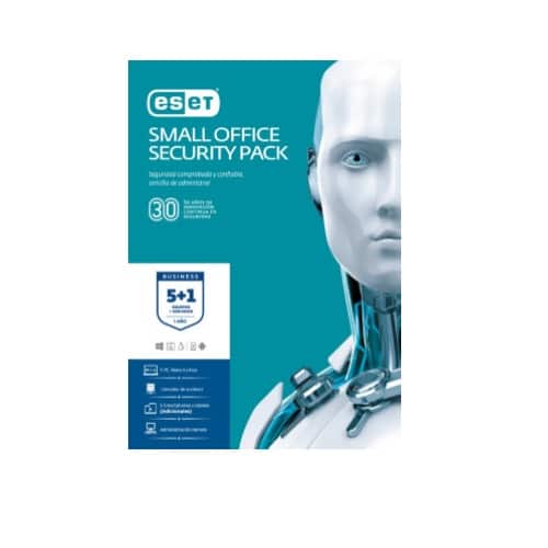 Antivirus                                                                                                                                           Eset Small Office Security Pack - Base, 5 Licencias, 1 Año(s), Español, Caja