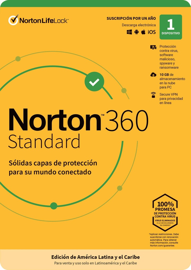 Norton                                                                                                                                           360 Standard Internet Sec 1l 1a -