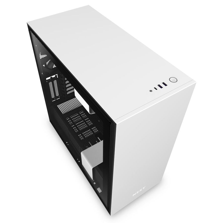 GABINETE NZXT H710i BLANCO-MATE ATX CRISTAL TEMPLADO RGB