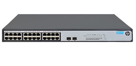 Switch                                                                                                                                                                                            Hewlett Packard Enterprise - Gris, 24, 10/100/1000 Base-t(x)