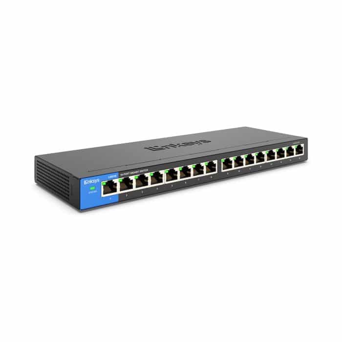 Switch                                                                                                                                           Linksys Lgs116 16 Puertos 10/100/1000 -