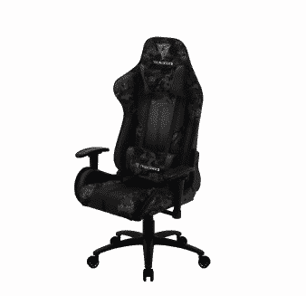 SILLA THUNDER X3 BC3 CAMO GRIS/NEGRO RECLINABLE 180° MAXIMO 150KG
